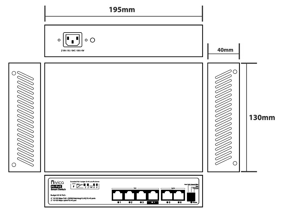 Diagram NV-SW-0604P-XE-2FU