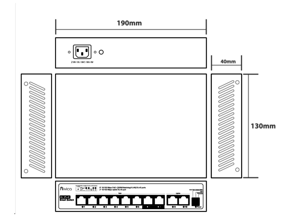 Diagram NV-SW-1008P-XE-2GU