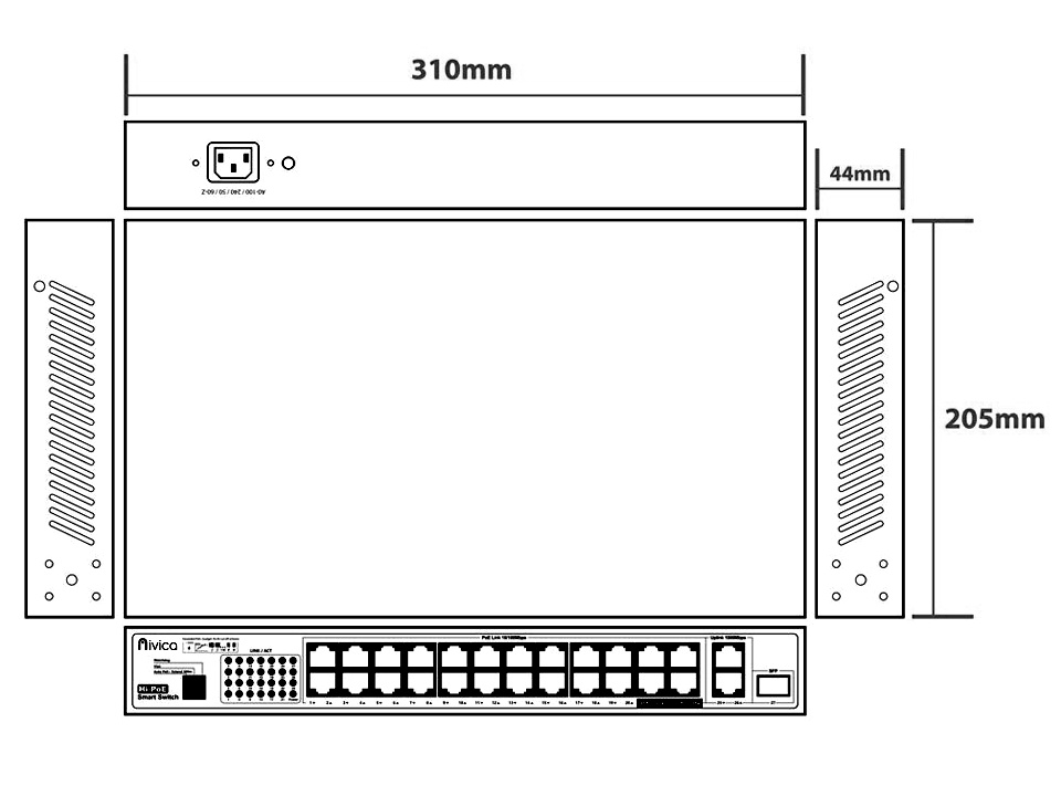 Diagram NV-SW-2724P-XE-2GU1SU