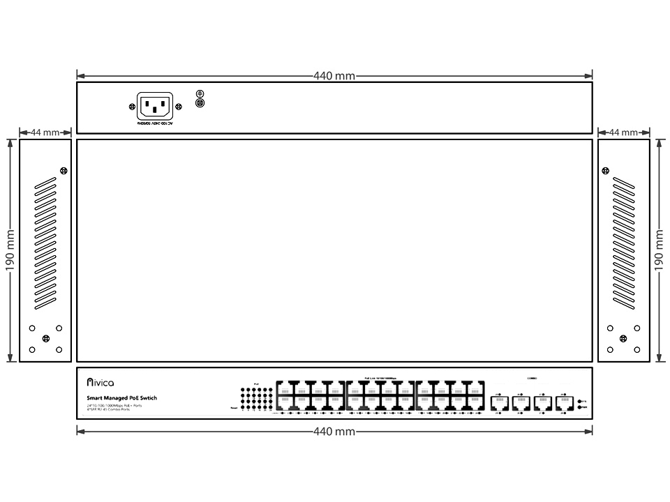 Diagram NV-SW-2824PG-M-4CU