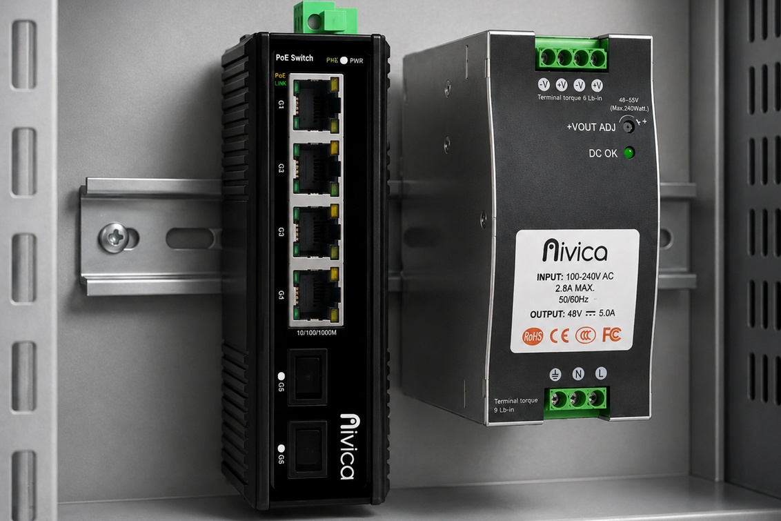 Industrial PoE Switches in Cabinets and Field Installations: What Really Matters in Harsh Conditions